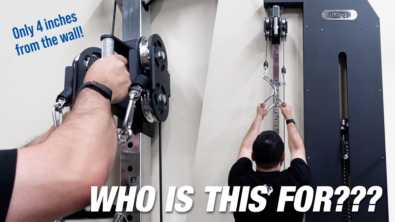 Slim Profile Functional Trainer, a Space-Saving Cable Machine