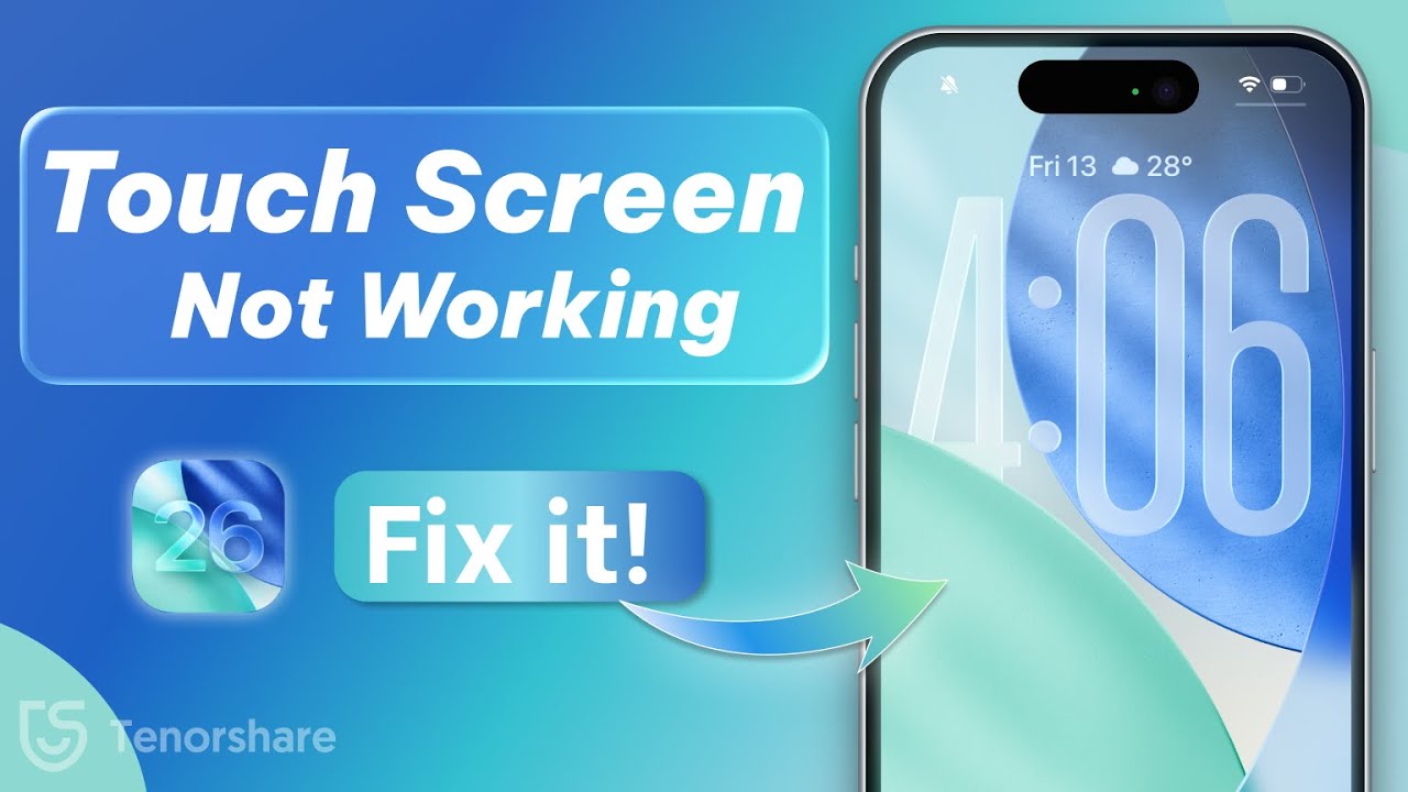 iOS 26 Touch Screen Not Working? Here’s How to Fix It! | No Data Loss