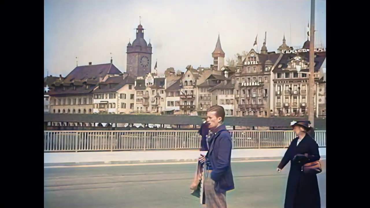Time Travel back to wonderful Europe in the 1930's in color! [A.I. Enhanced & Colorized]