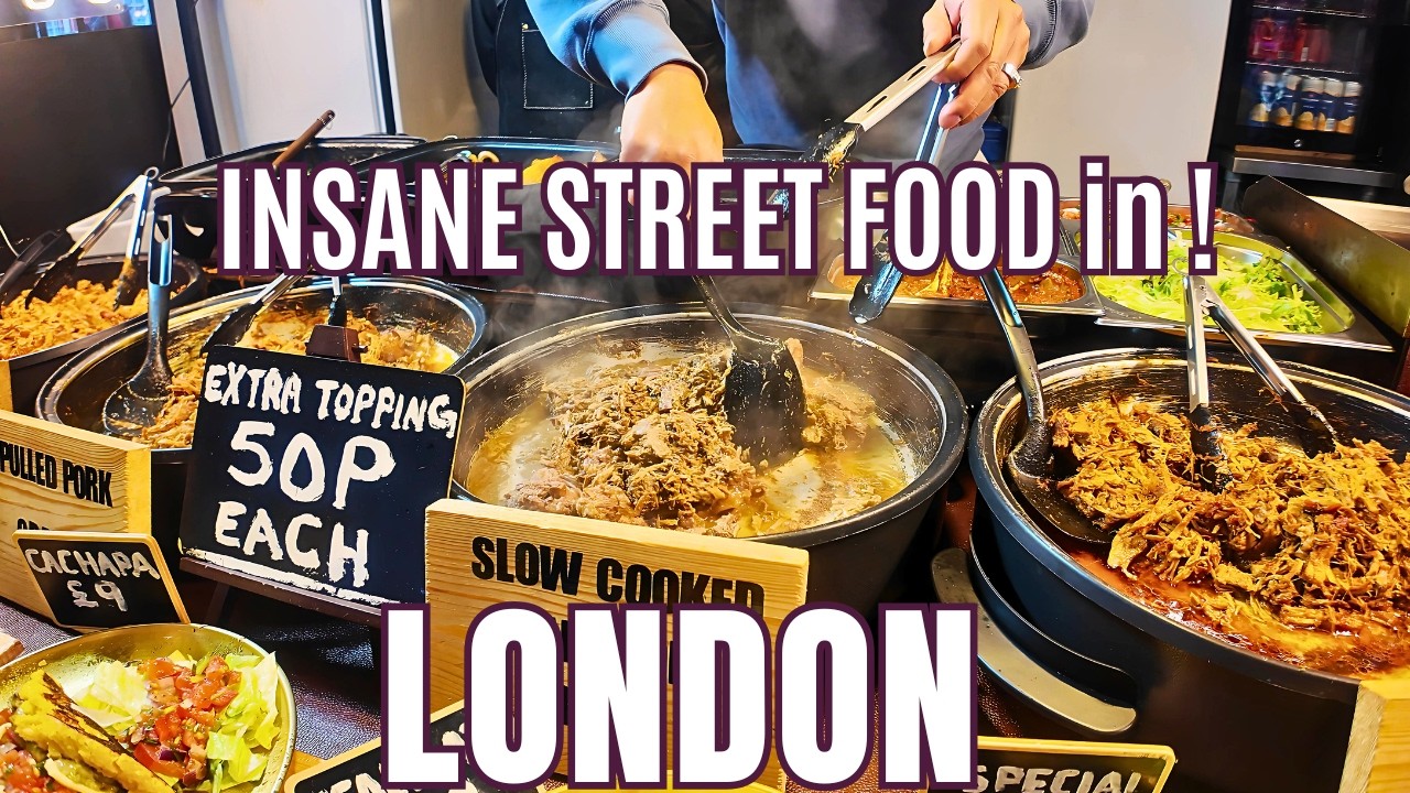 LONDON'S BEST STREET FOOD 🇬🇧  | OLD SPITALFIELDS MARKET & BRICK LANE COMPILATIONS | FOOD TOUR