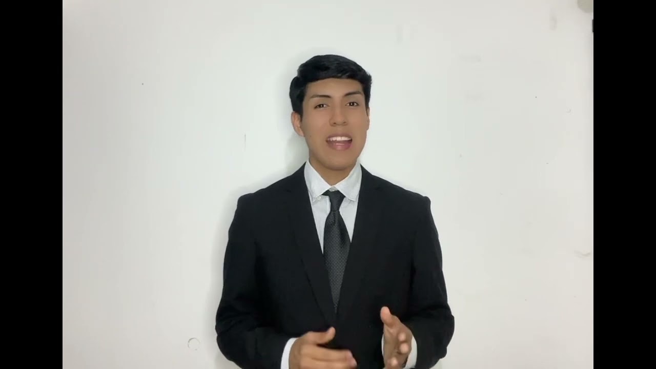 Presentación de video CV profesional para practicas pre-profesionales
