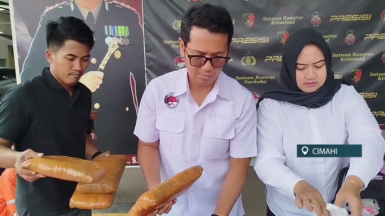 AKSI KEJAR KEJARAN PENANGKAPAN PELAKU 100 KG GANJA DI DALAM KOPER
