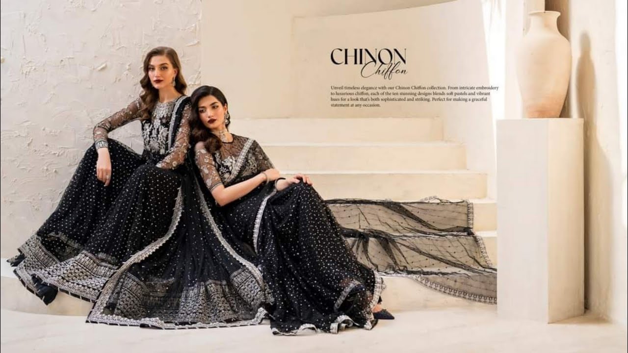 Iznik Chinon Chiffon Collection '24 | Iznik new unstitched luxury formal collection 2024