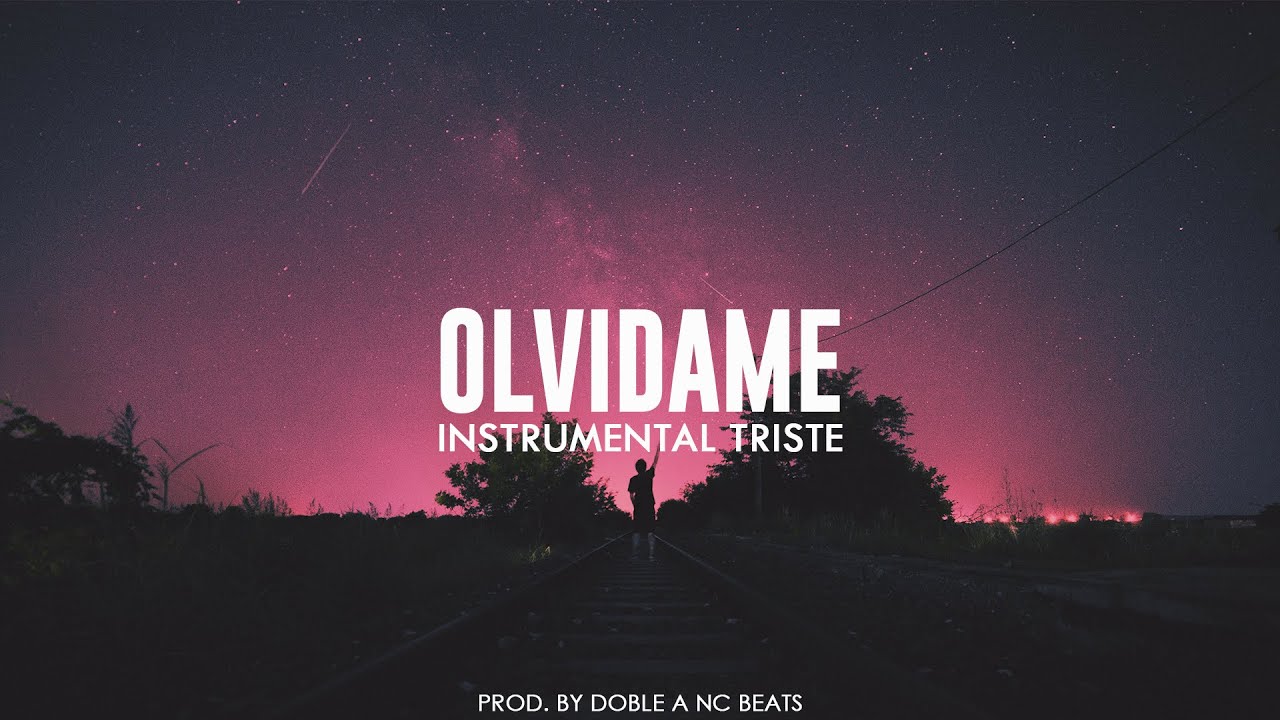Olvídame - Instrumental de Rap Romantico Triste 2021 (Sad Piano) Uso Libre