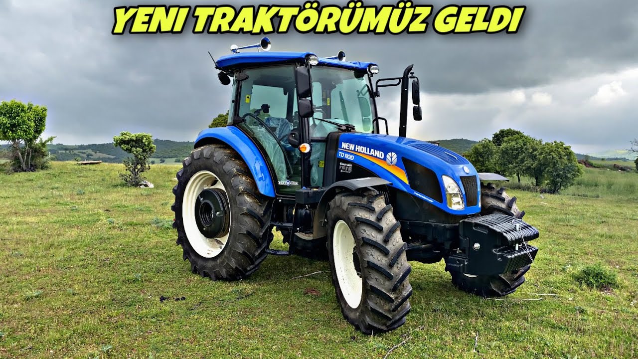 YENİ TRAKTÖRÜMÜZ NEWHOLLAND TD110d SİZLERLE | #tarımvlog 1