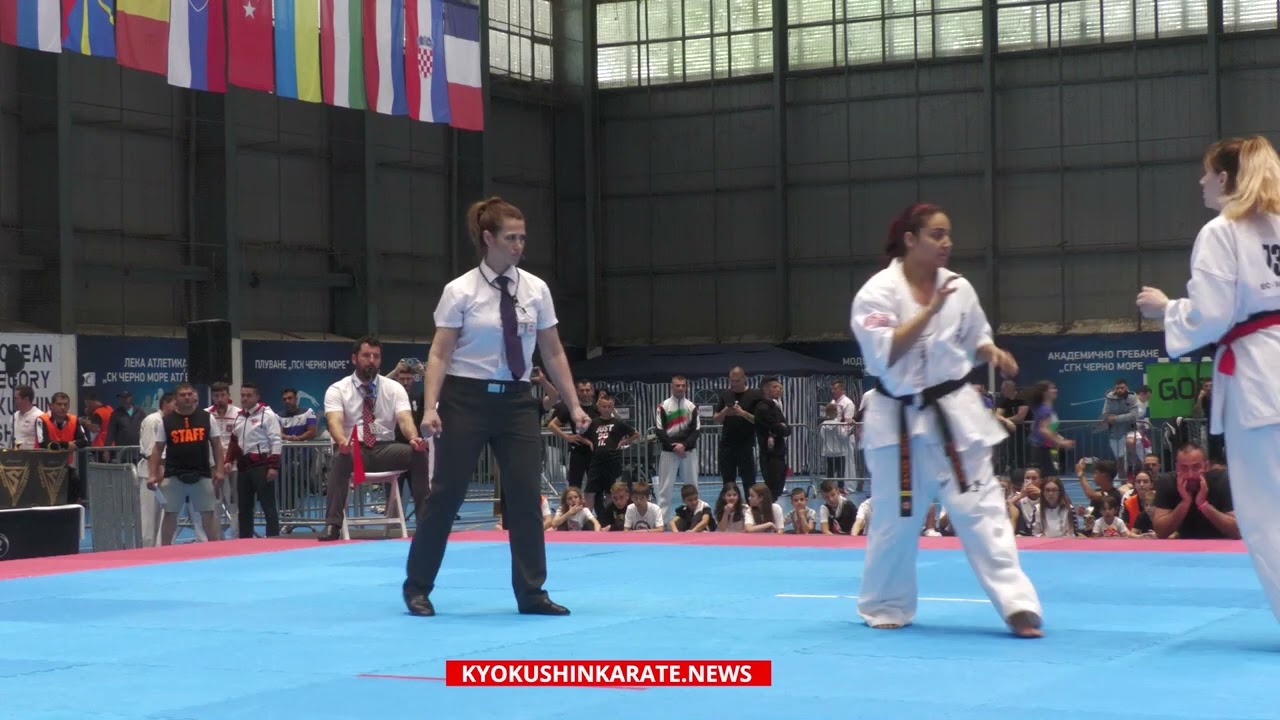 35th IKO EC, Final -65 Shainez Elhaimour (France) - Seda Gul (Turkey, aka)