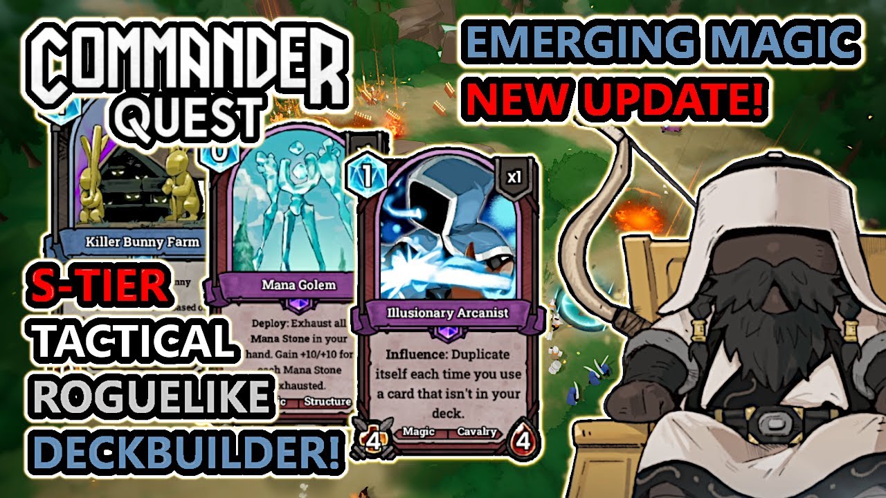 My Favorite NEW Roguelike Deckbuilder Just Received a HUGE NEW MAGIC UPDATE! | Commander Quest
