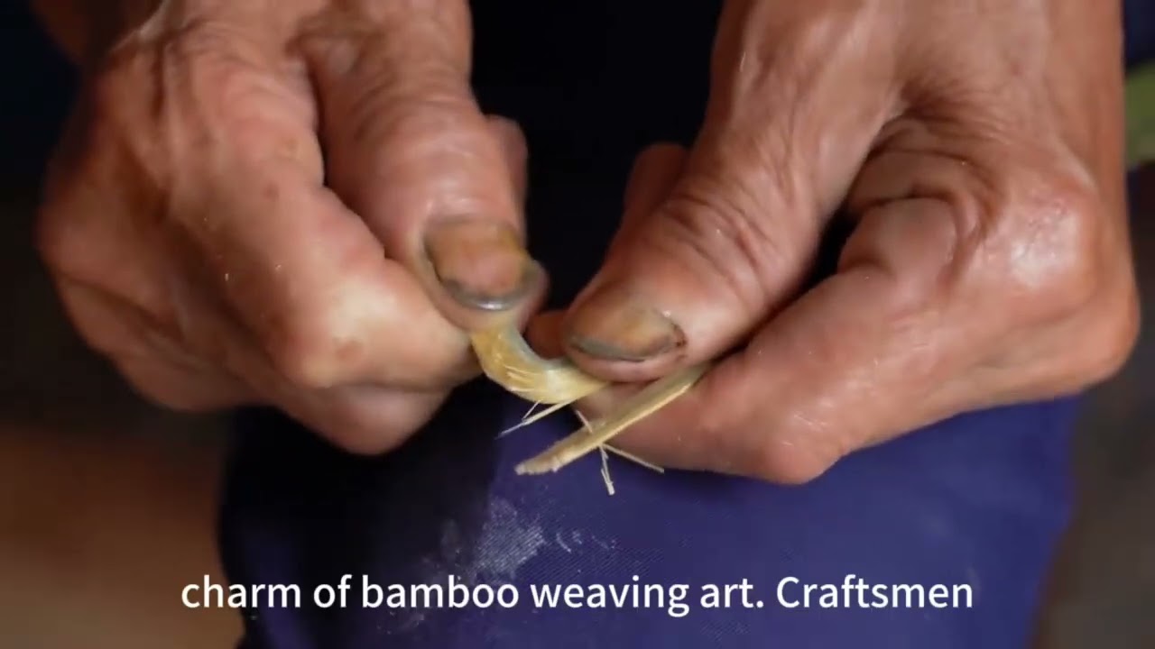 The Art of Bamboo Weaving | Traditional Handcraft Mastery #bambzen #bamboocrafts #diy