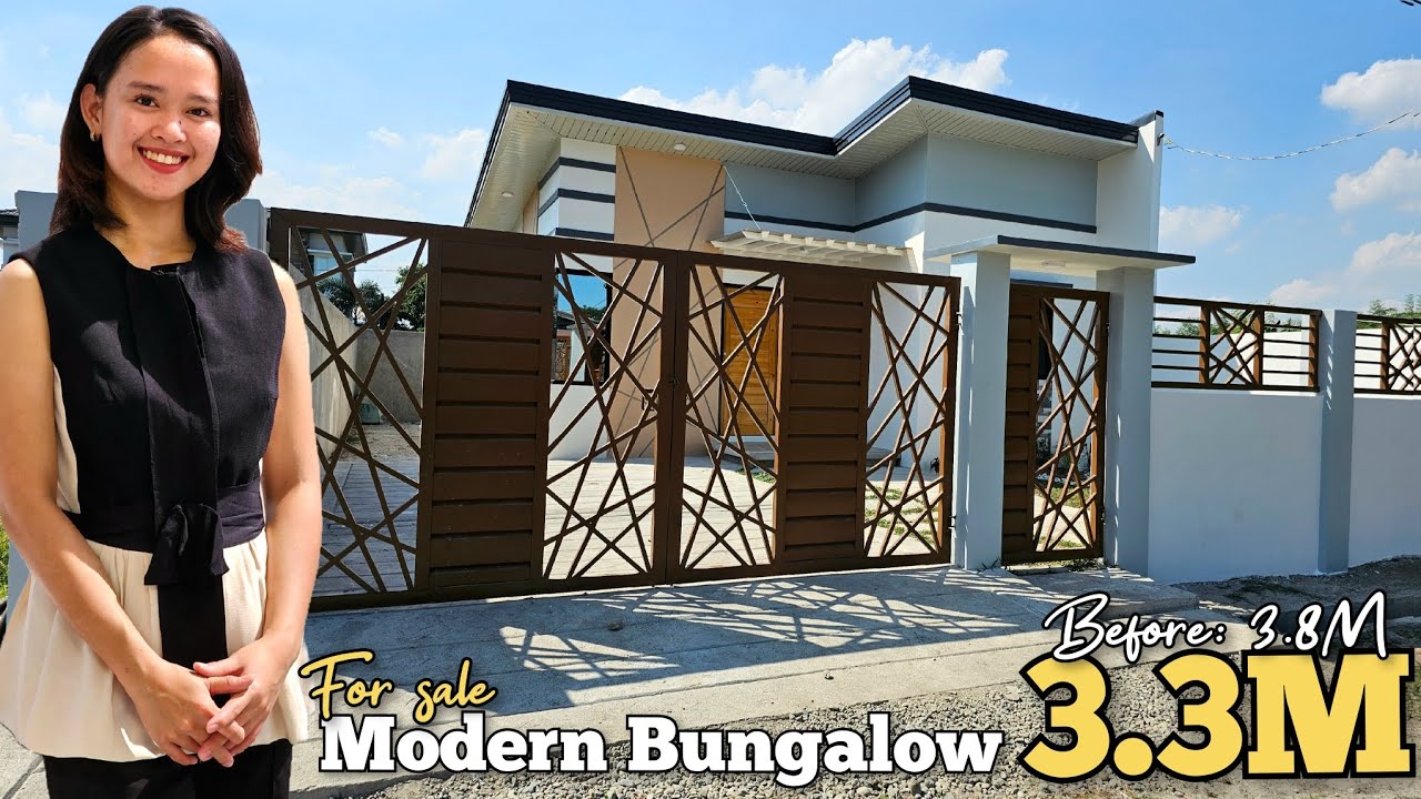 HOUSE TOUR #42: Modern Bungalow at an Affordable Price 3.3M in Pampanga, Philippines | LORAHousePH