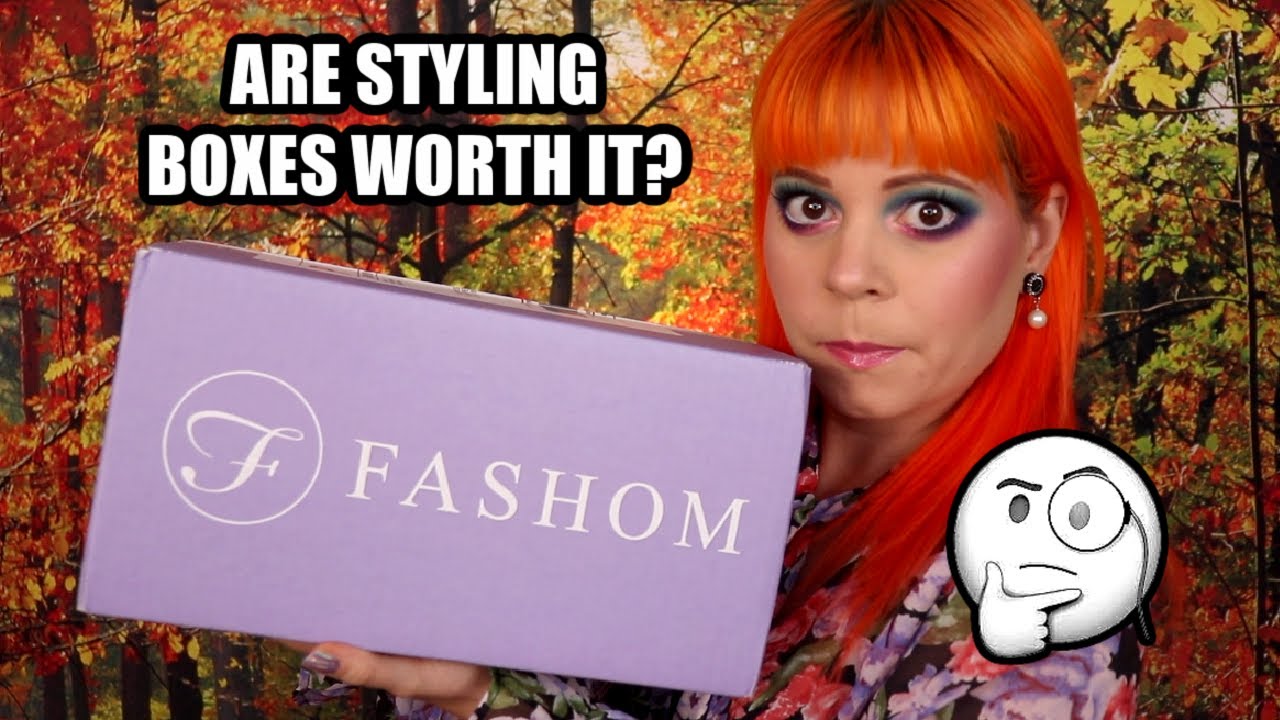 I tried a non subscription styling box! | FASHOM unboxing and try on