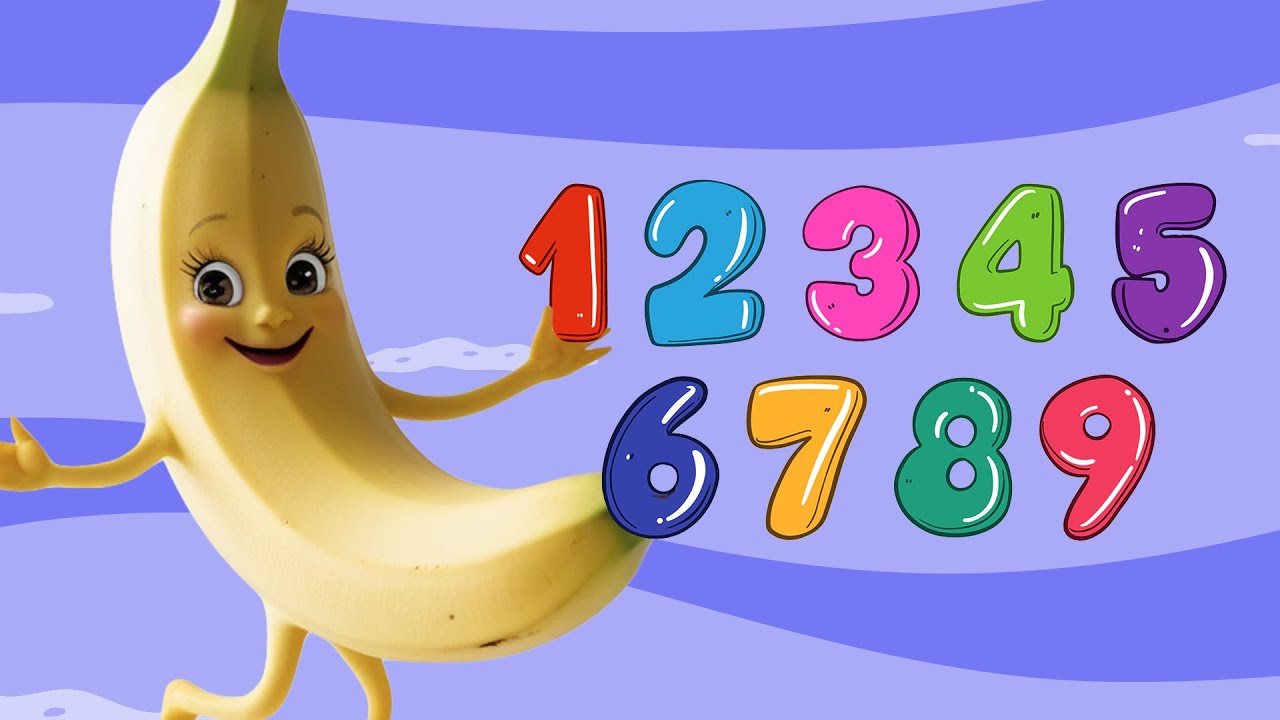 Sayılar - 1' den 10' a kadar sayma - Muz / Banana