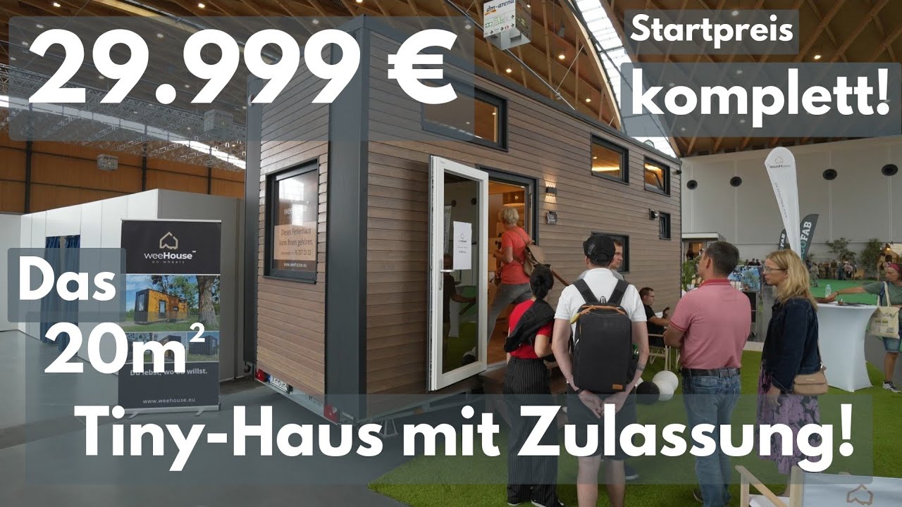 Billige Tiny-Houses f&uuml;r Deutschland 2023 | Keine teure Miete mehr zahlen | Baugenehmigung m&ouml;glich