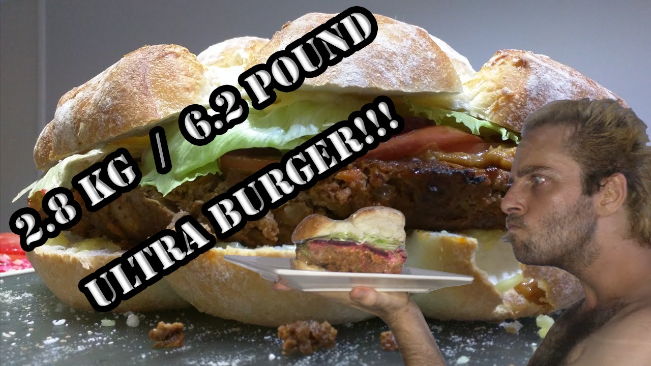 The Ultra Aussie Burger!!! (2.8kg / 6.2lb)