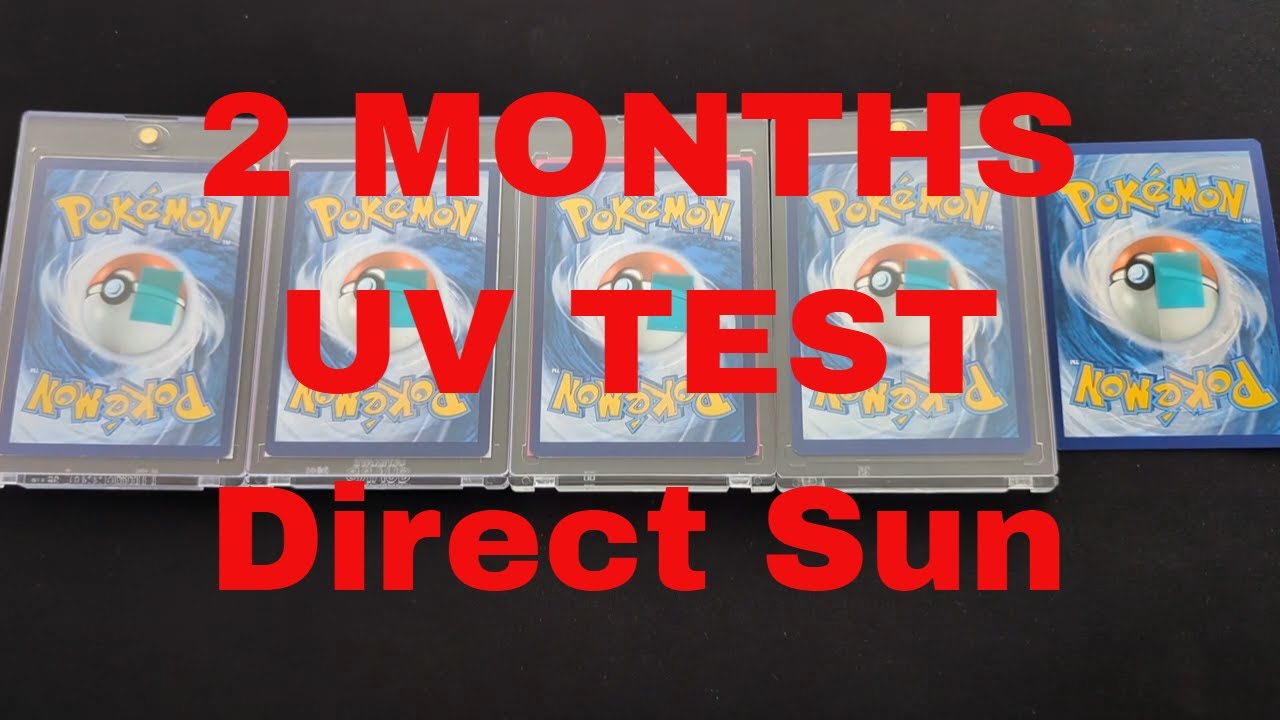 2 MONTHS TEST Magnetic Case UV Test [Ultra pro v Ultimate Guard v EvoRetro v Temu]
