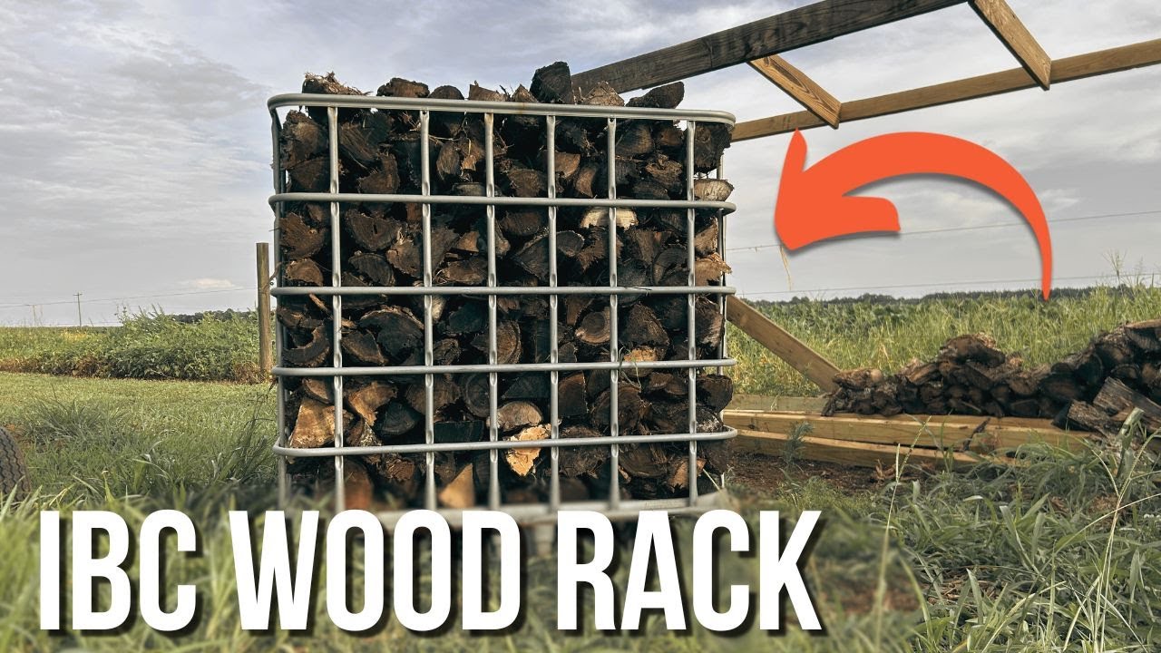 Turn IBC Totes Into Wood Storage | Easy DIY Project