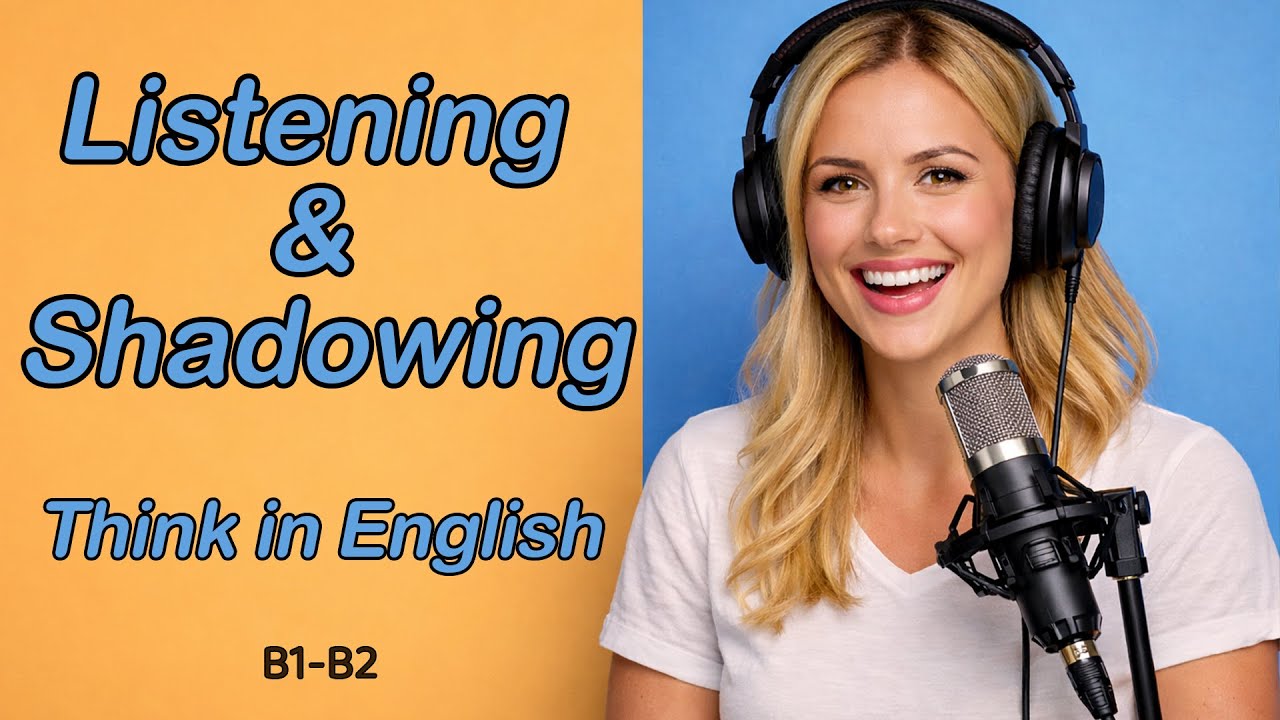 Listening & Shadowing B1–B2 | Think in English