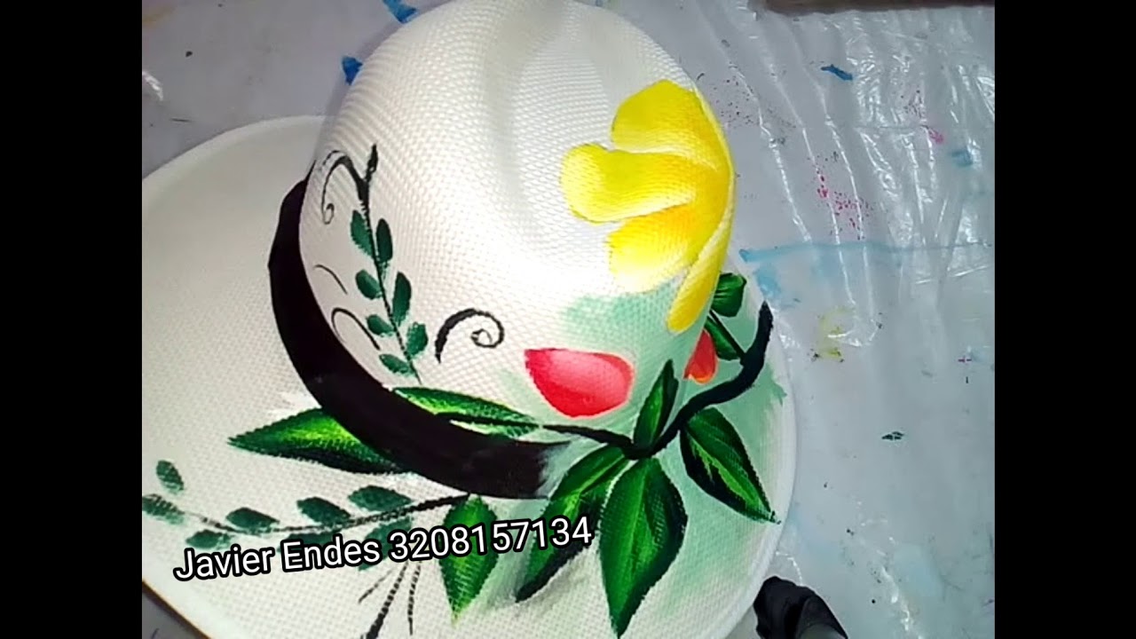 Cómo pinntar Una Cayena o Gólgota En un Sombrero