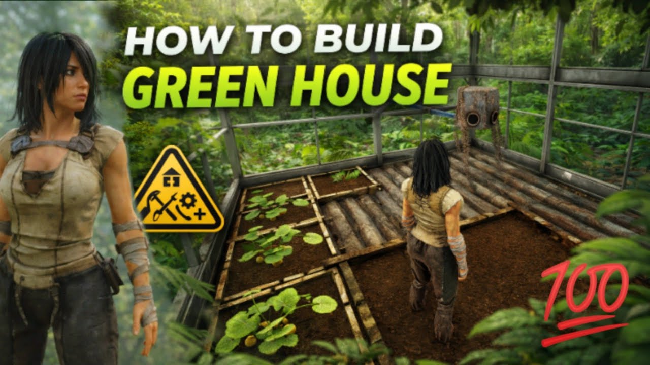 How to build GREEN HOUSE 🌿💯 -ARK Survive evolved @Warmaxgaming44