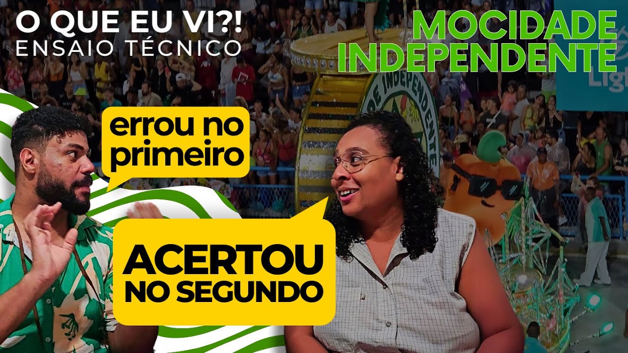 O QUE EU VI?! Mocidade Independente 2024 ENSAIO TÉCNICO