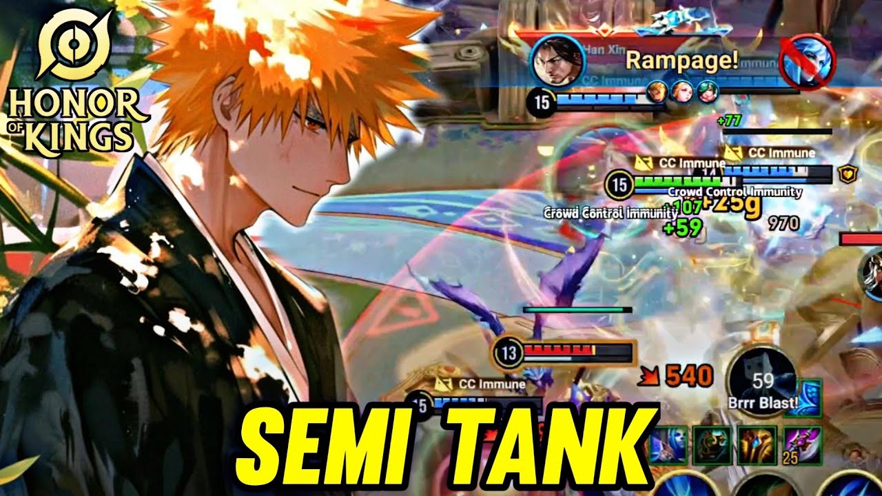 HOK : MUSASHI GAMEPLAY | BUILD SEMI TANK - HONOR OF KINGS