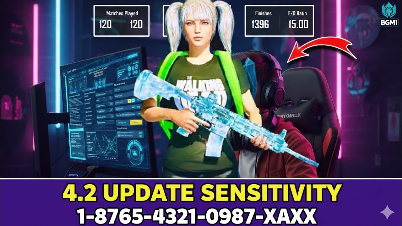 BGMI 4.2 Update: Zero Recoil Sensitivity Code! 🔥 | Auto Headshot Sensitivity 2026