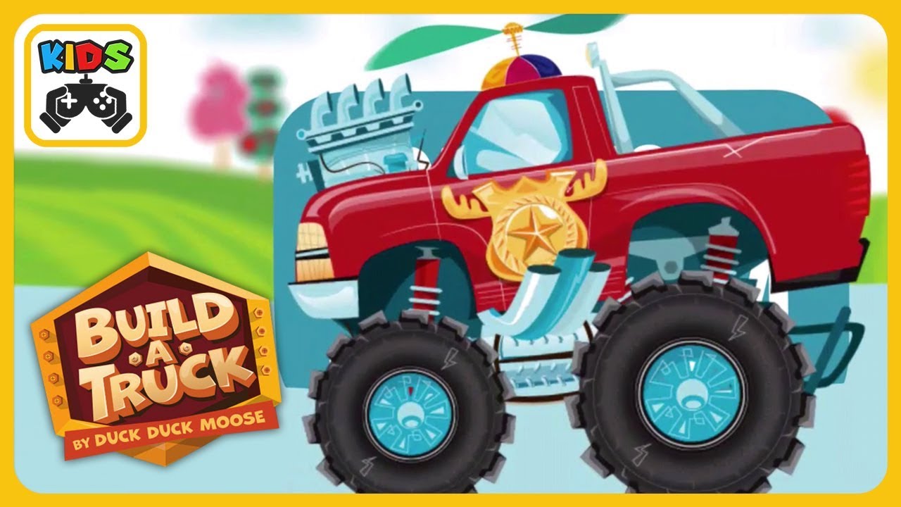 Машинки для детей - Собирай сам и катайся * Build A Truck от Duck Duck Moose
