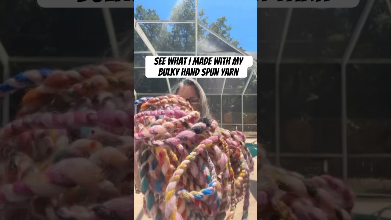 My bulky hand spun yarn made such a cushy hat. 