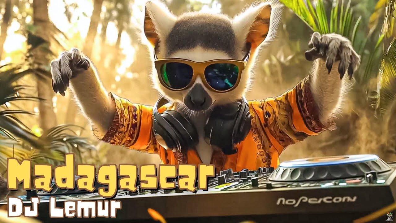DJ Lemur from Madagascar 🌴 Tribal & Afro House Energy - Sound of the Tropical Forest