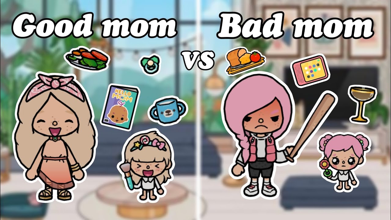 GOOD MOM VS BAD MOM😇👩🏼👿| Toca Life World 🌎| Mamá Buena Vs Mamá Mala | Toca Boca