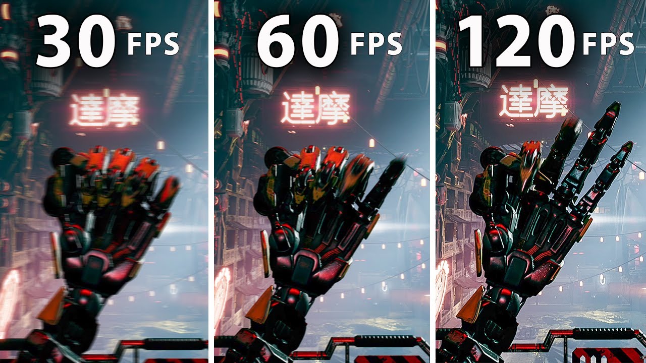 30 vs 60 vs 120 FPS // Frame Rate & Performance per Watt Comparison