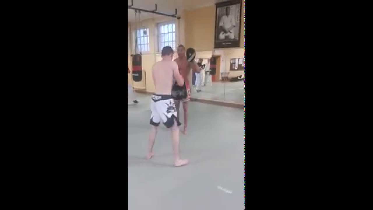 Corentin Besonhé - Cardio Training with boxing pads
