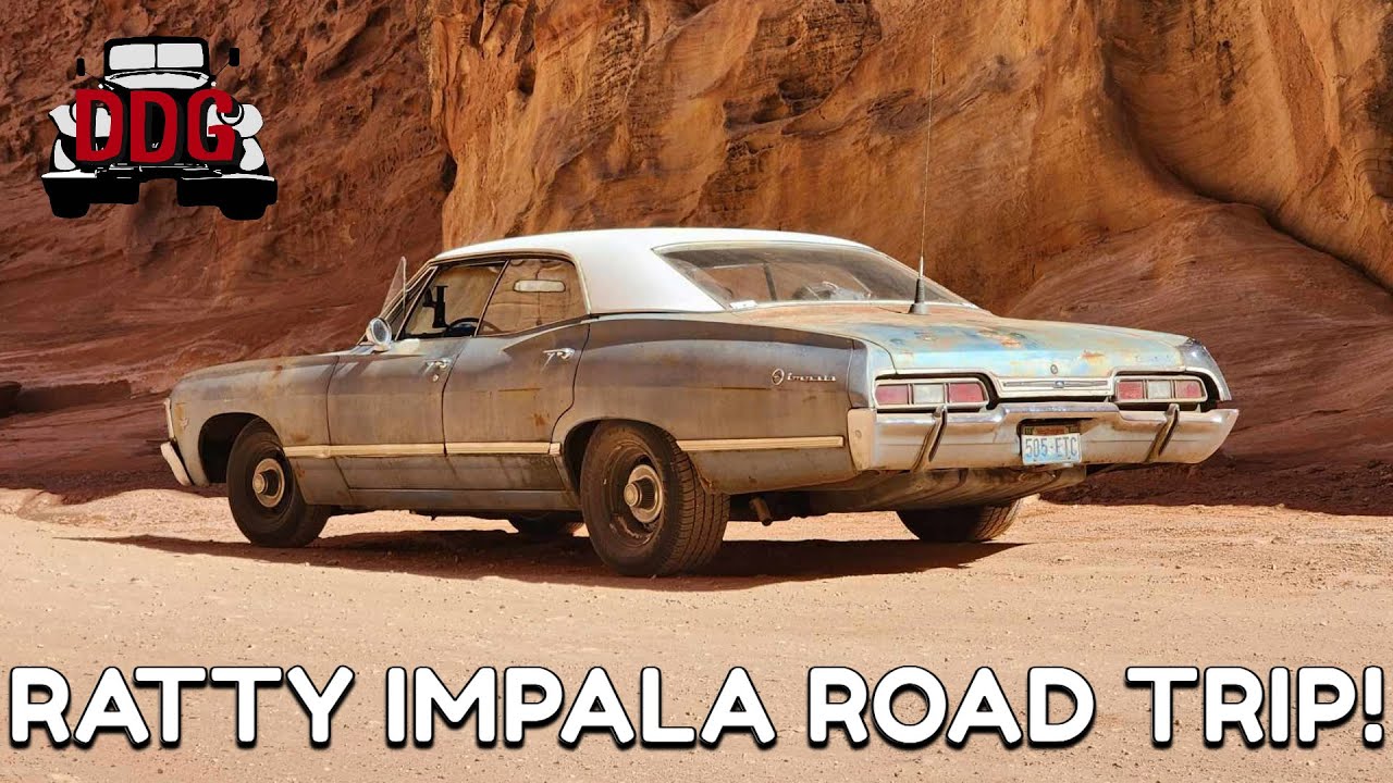 CRAZY 2400 Mile, 4 Day Road Trip In A 1967 Chevy Impala - A Classic Family Eclipse Viewing Adventure