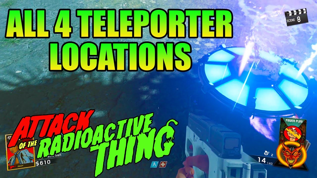 ALL 4 TELEPORTER PAD LOCATIONS! 