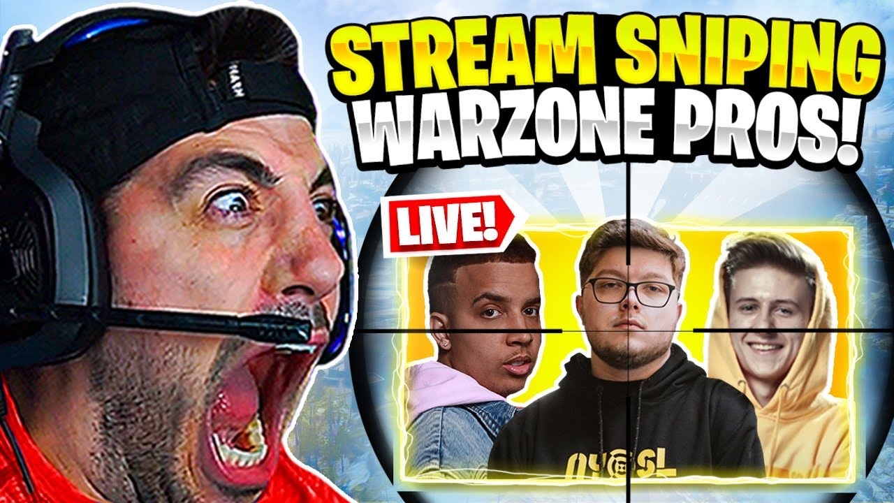 I Stream Sniped Pro Warzone Players! 😨