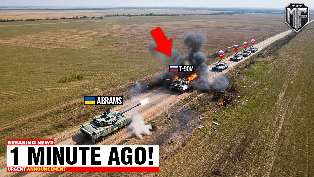 Ukrainian Abrams Tank Meets a Russian Brigade - Then THIS Happened...