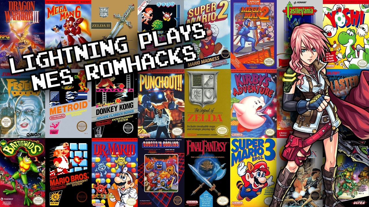 Playing NES Rom Hacks | Mega Man 2 and Super Mario Bros 1 ⚡ Vertical Live Stream