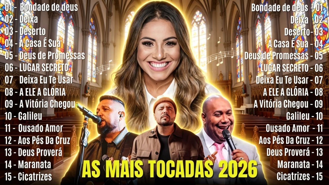 Top 99 Músicas Gospel Mais Tocadas 2026 🙏 Louvores de Adoração,Louvores Para Que Deus Guie Sua Vida