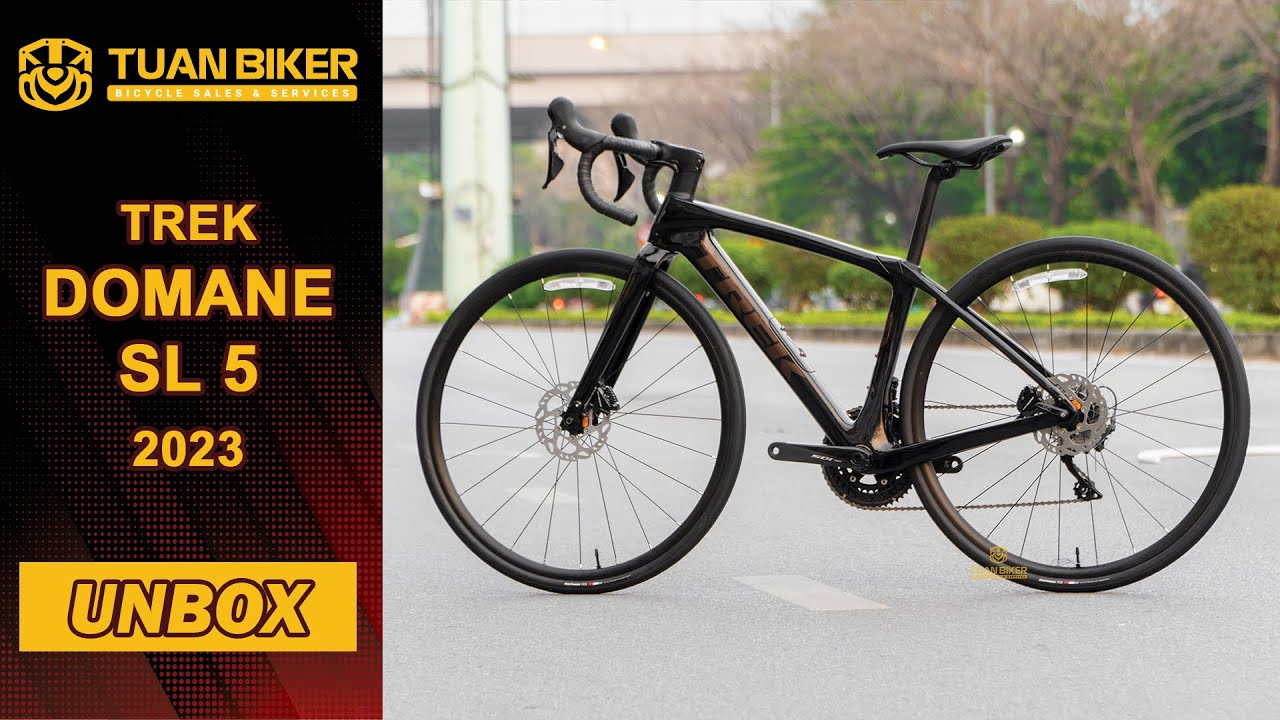 Trek Domane SL 5 Black Color unbox | TREK | |TUANBIKER|
