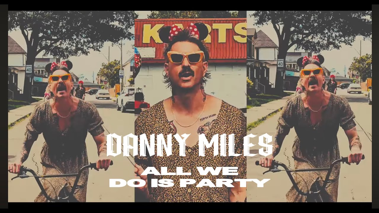 Danny Miles - All We Do Is Party! CRAZY SPLIT SCREEN VID SHOT ENTIRELY WITH A CELL PHONE [Official]