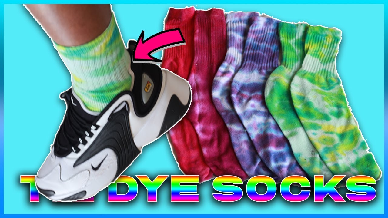 DIY: TIE DYE SOCKS | QUICK & EASY