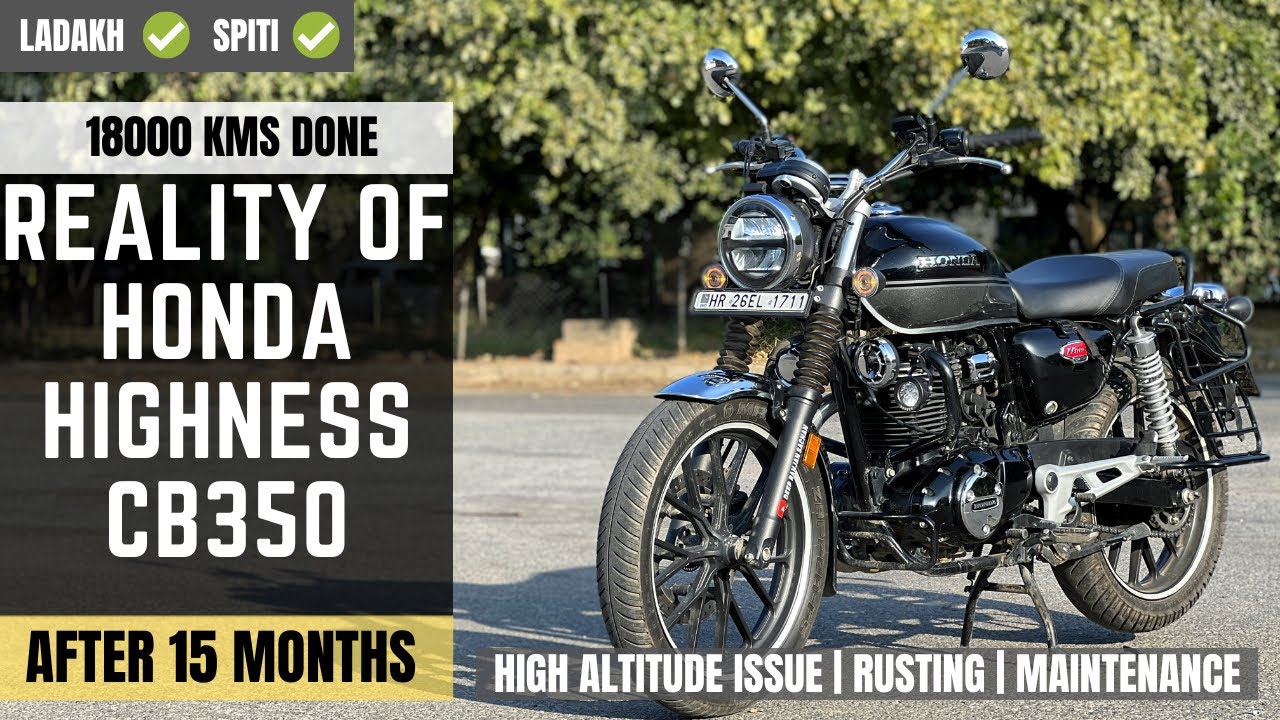 Honda Highness CB350 Detailed long Term Review (18000 KMS) | Positives & Negatives | Problems Faced