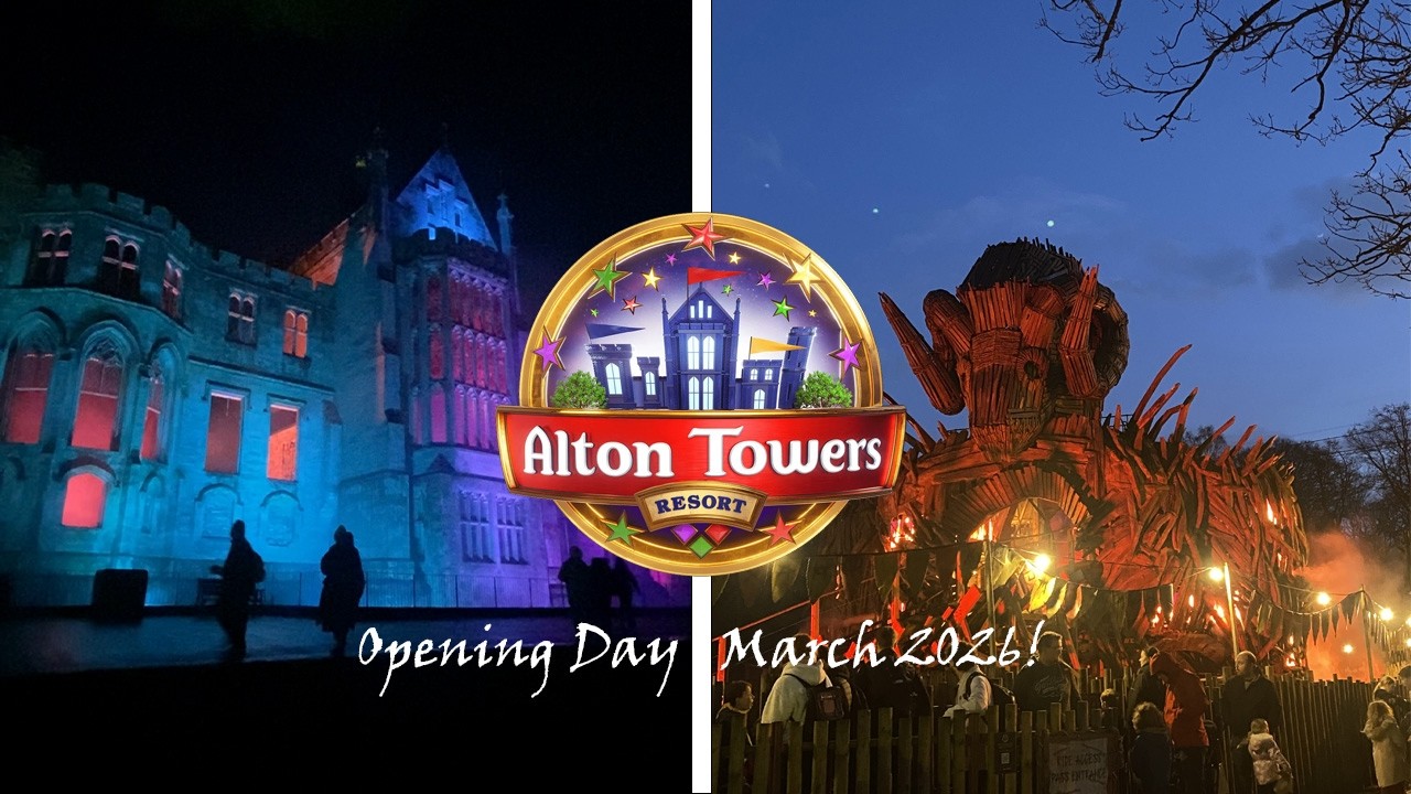 Alton Towers March Vlog 2026 - OPENING DAY!