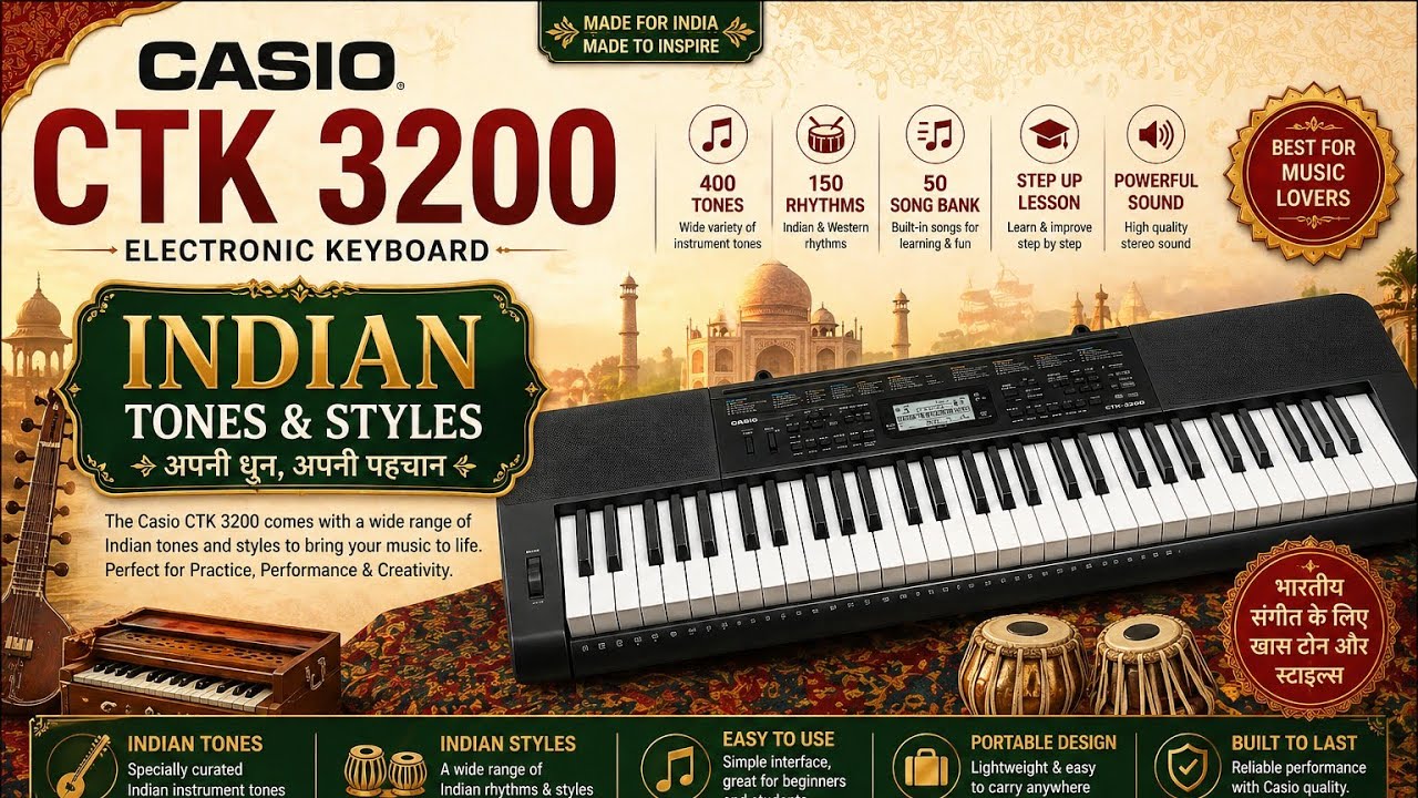 casio ctk 3200 indian||Casio ctk indian harmonium||casio ctk