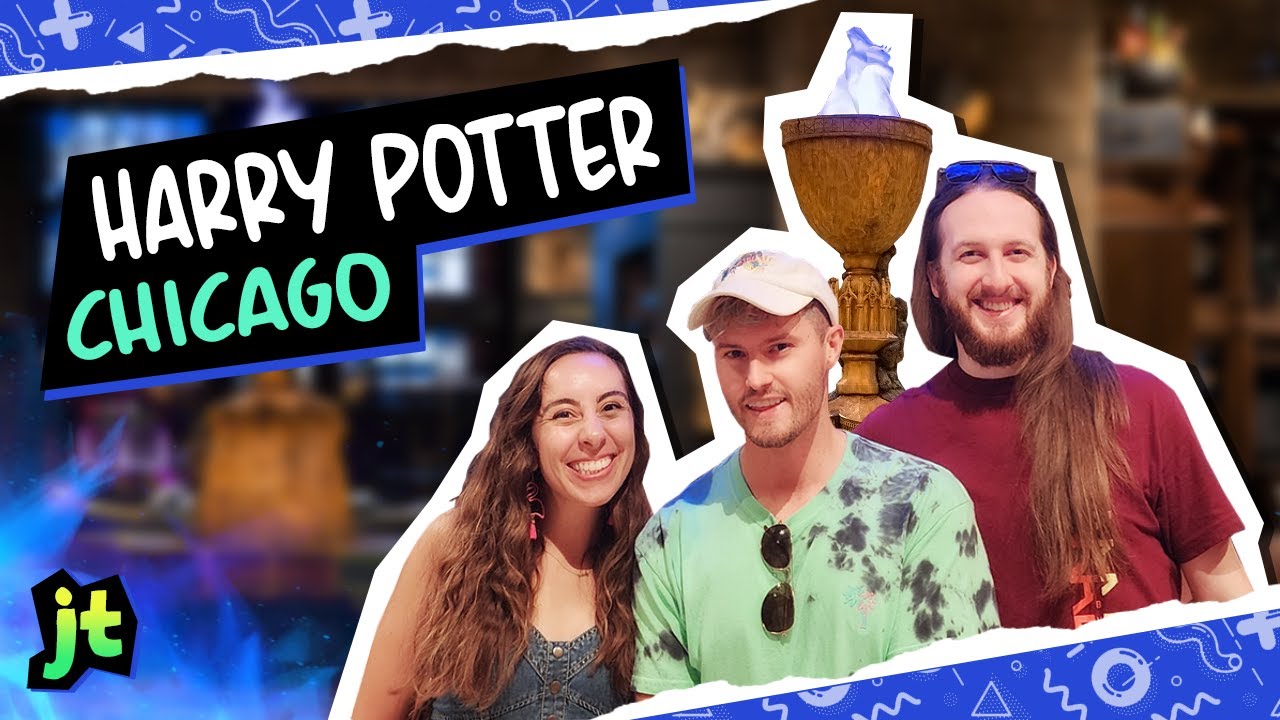 Visiting Harry Potter Chicago Store w/ Friends