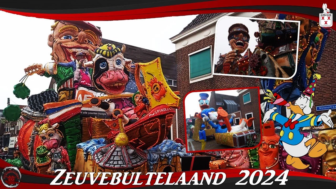 Jaarlijks Probleem: Te Grote Wagens, Smalle Straten! - Pre Carnaval 2025 Grote optocht Zevenbergen