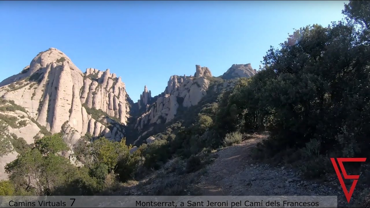 MONTSERRAT Camins Virtuals 7  -  Sant Jeroni pel camí dels Francesos