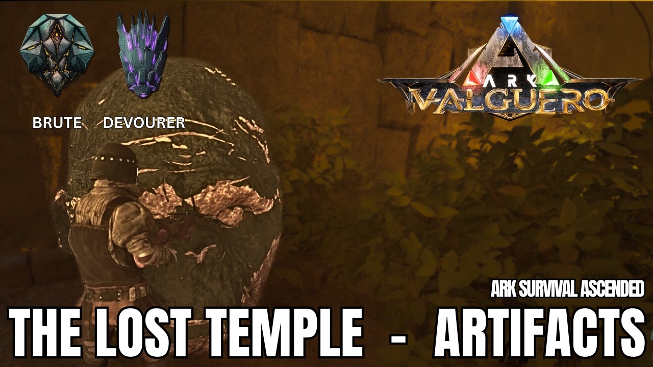 ARK : VALGUERO The Lost Temple  In search of Artifacts devourer & Brute [ep14] #asa  #artifacts #ar