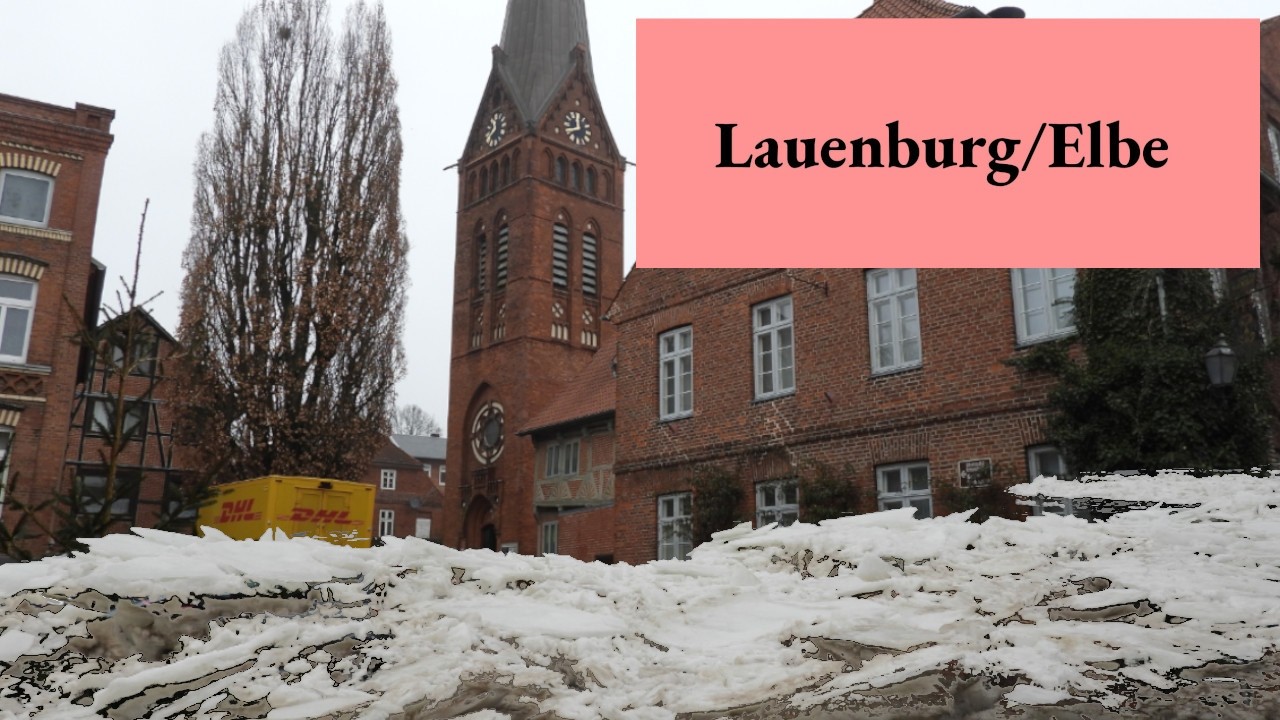 Eisschollen in LAUENBURG an der Elbe