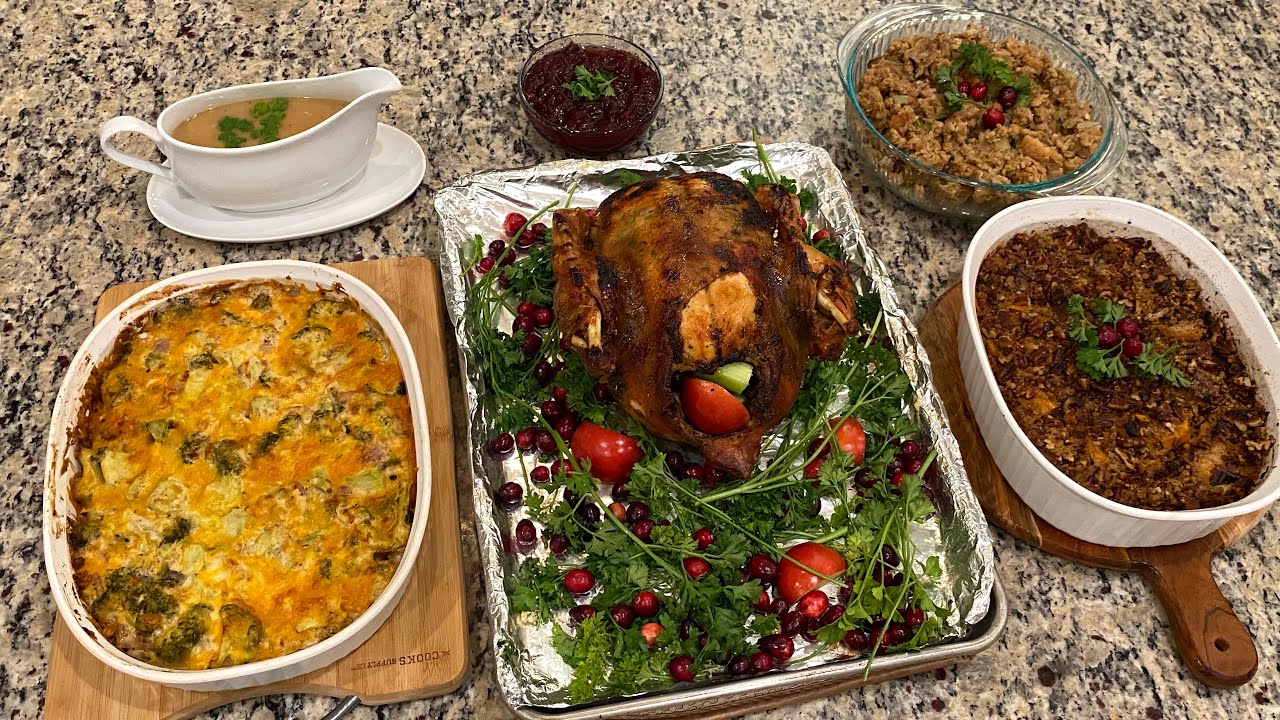 HOW TO MAKE A JUICY AND DELICIOUS THANKSGIVING TURKEY DINNER| NANS GLOBAL KITCHEN RECIPE #61