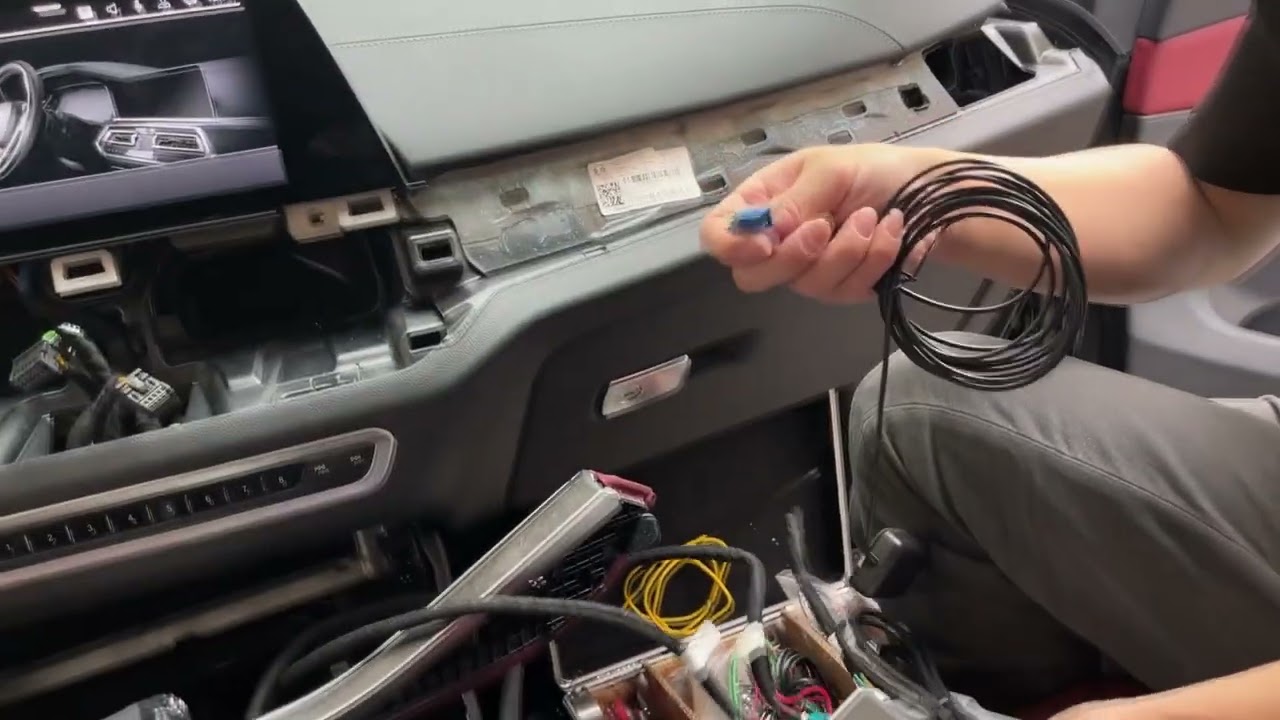 2022 BMW X5 MGU ID7 install Android box video